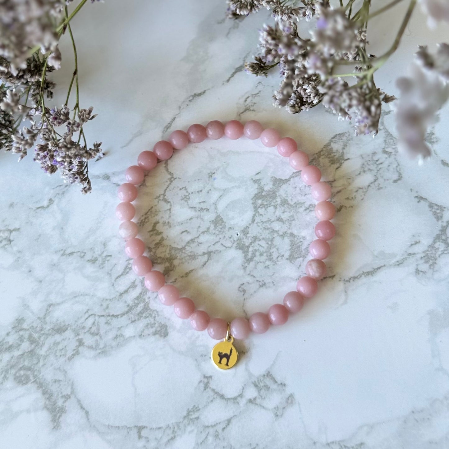 PINK OPAL BRACELET - Talisman of Emotional Healing, Tenderness & Inner Child Love
