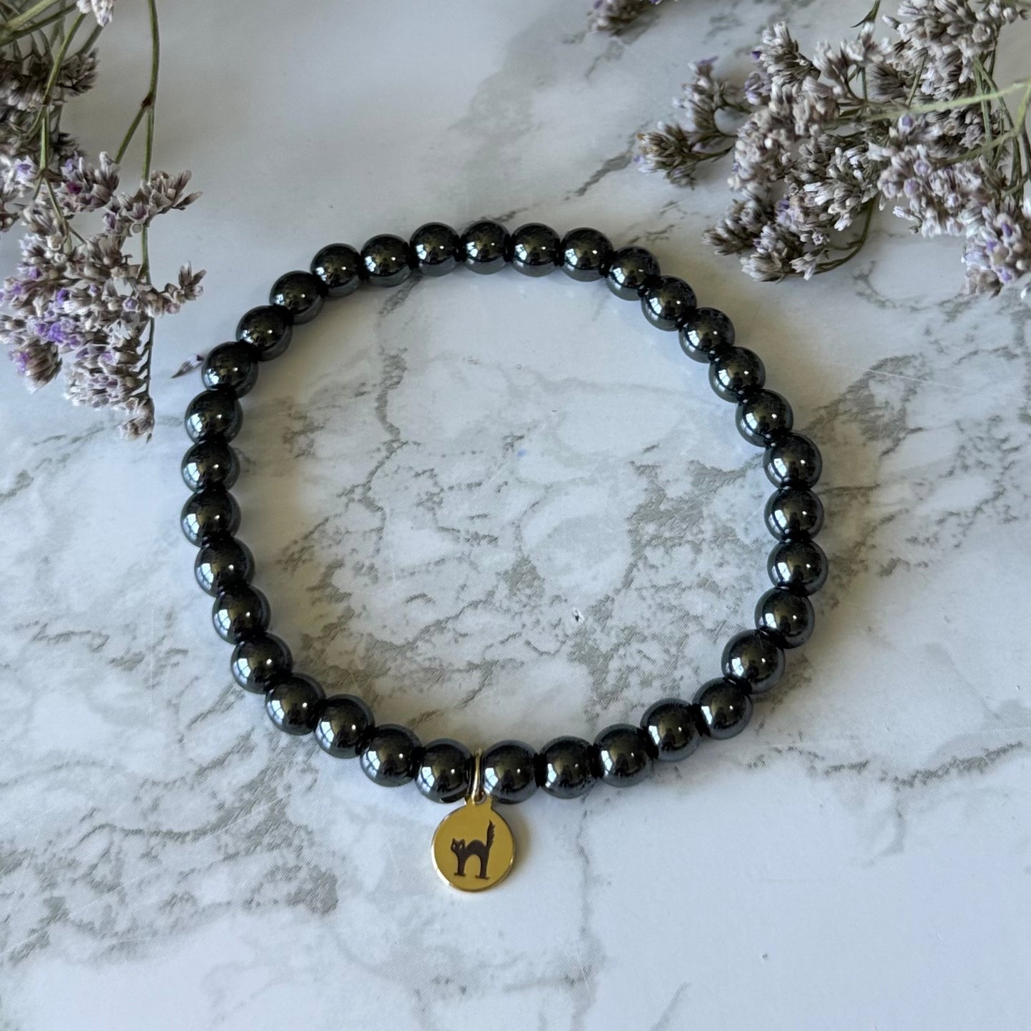 HEMATITE BRACELET - Talisman of Grounding, Boundaries & Resilient Energy
