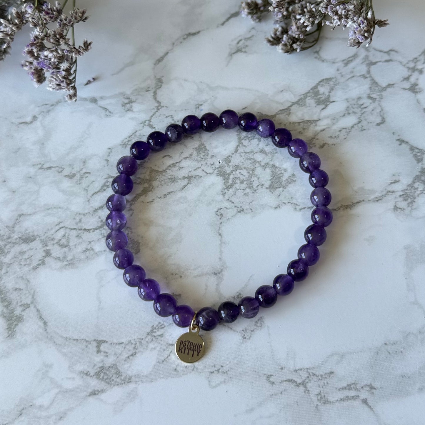 AMETHYST BRACELET - Talisman of Spiritual Protection, Calm & Intuitive Wisdom