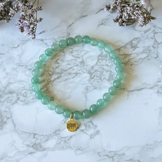 GREEN AVENTURINE BRACELET - Talisman of Growth, Abundance & New Beginnings