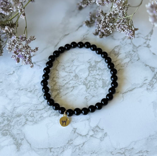 ONYX BRACELET - Talisman of Inner Strength, Shadow Alchemy & Energetic Mastery
