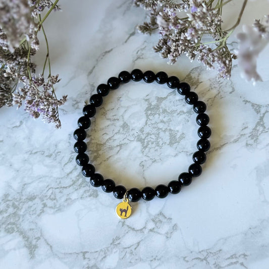 BLACK OBSIDIAN BRACELET - Talisman of Psychic Protection, Truth & Energy Shielding
