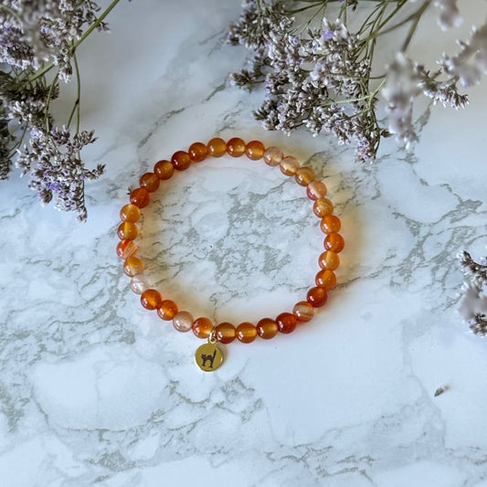 CARNELIAN BRACELET - Talisman of Passion, Vitality & Creative Flow