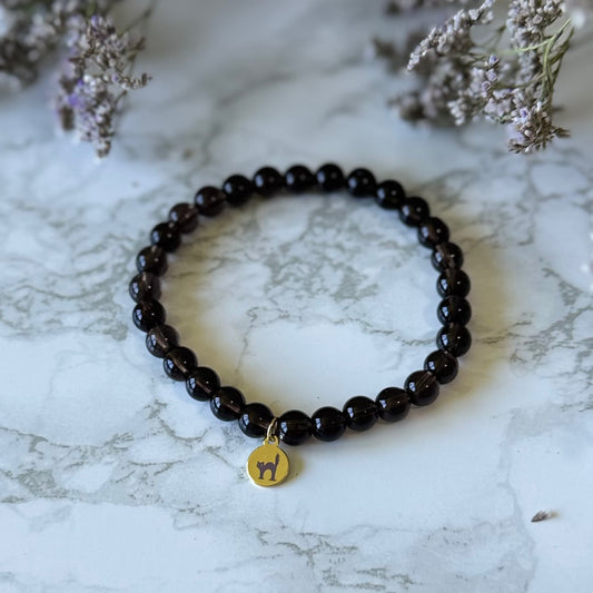 SMOKY QUARTZ  BRACELET - Talisman of Protection, Grounded Power & Emotional Detox